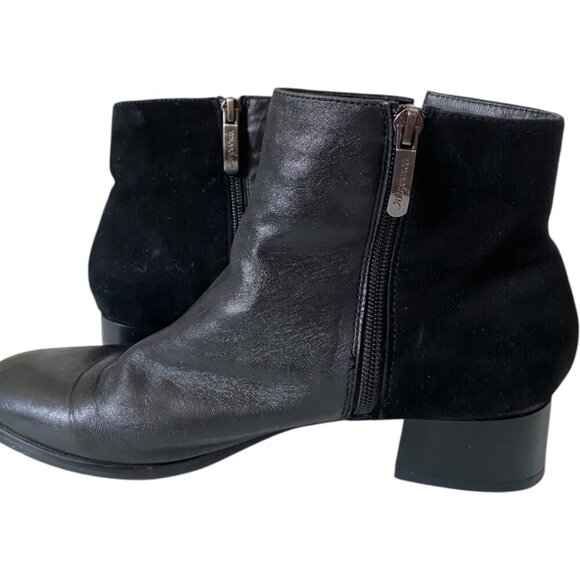 Regarde Le Ciel Leather Ankle Boots Black Size 40 9 US - Picture 7 of 9